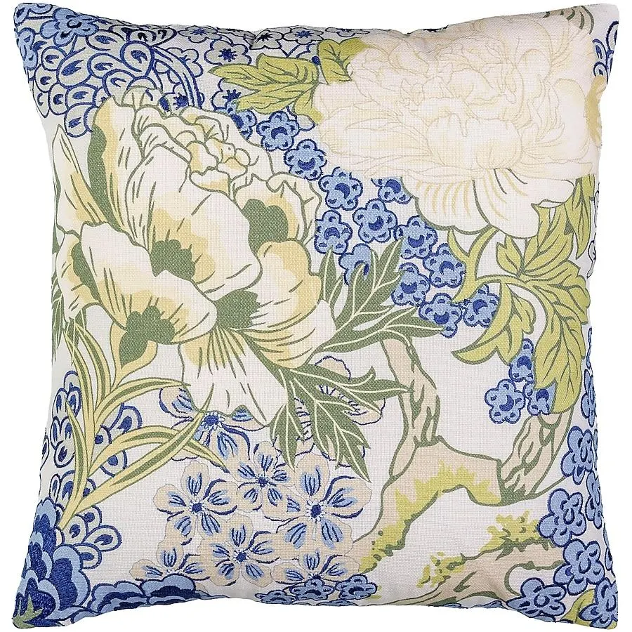 allen + roth 18-in x 18-in Blue Square Indoor Decorative Pillow