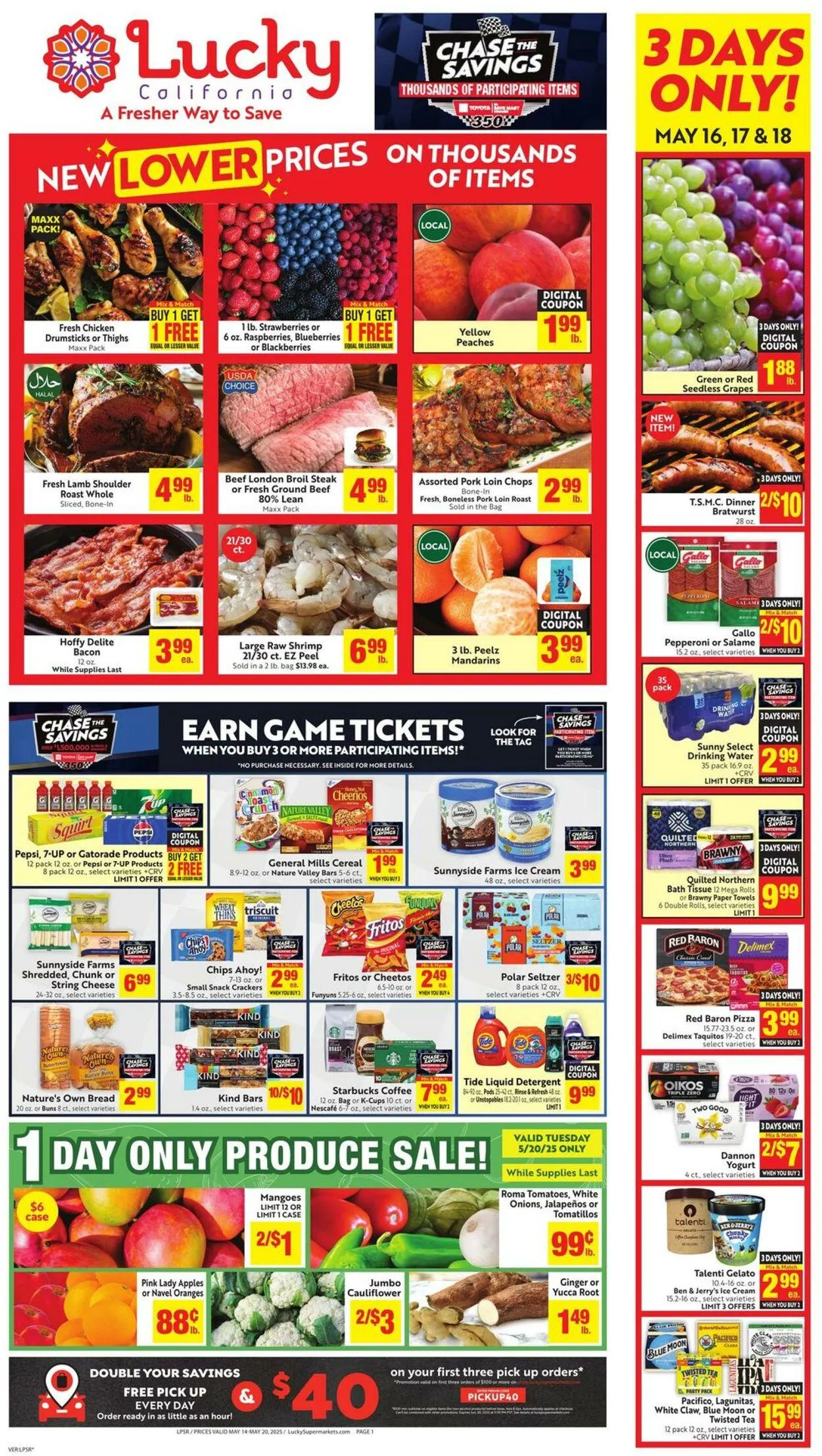 Weekly ad Lucky Supermarkets from May 14 to May 20 2025 - Page 1