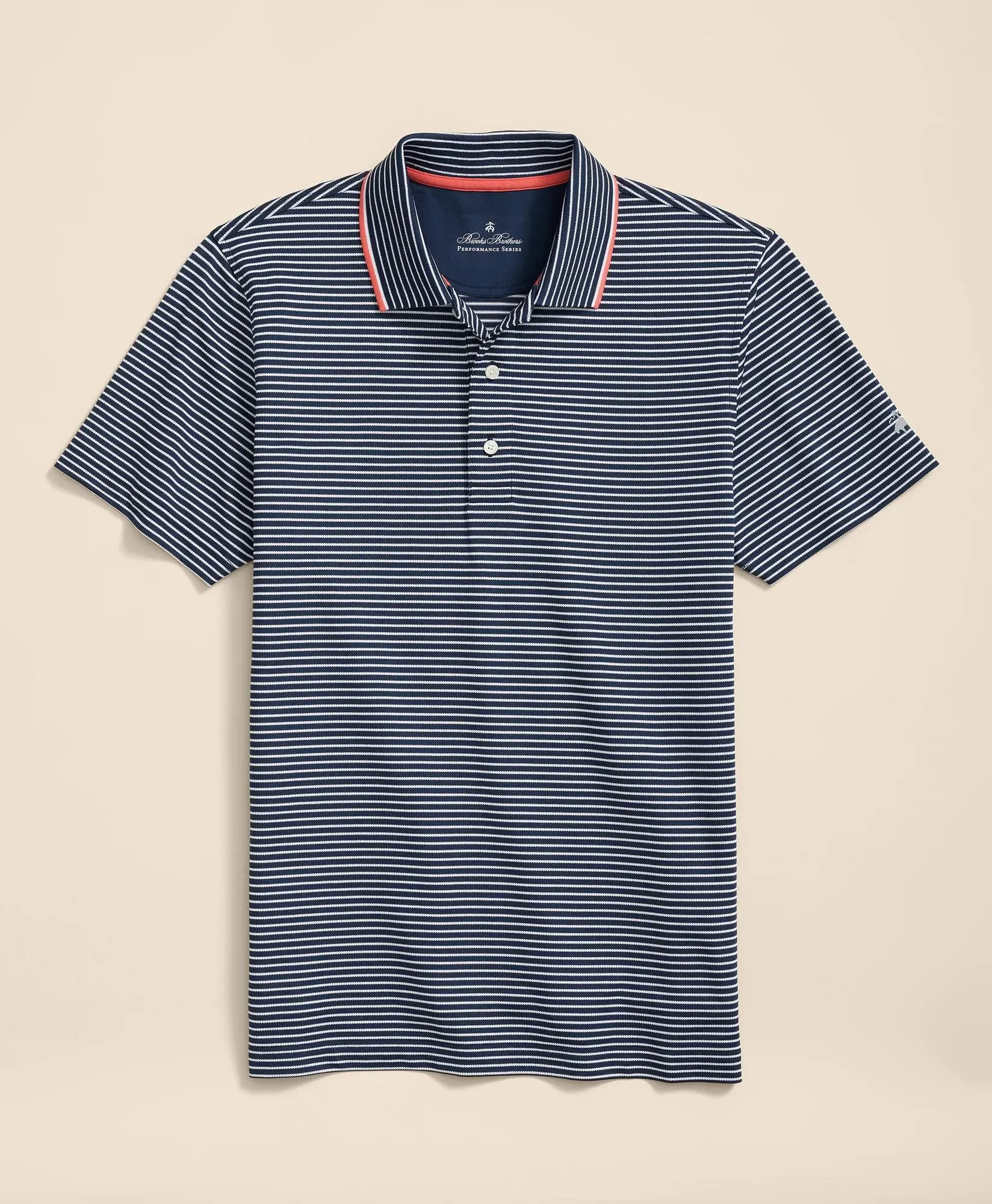 Performance Series Striped Pique Polo Shirt