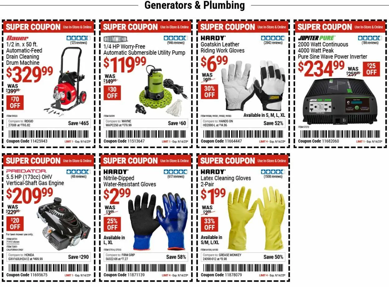 Weekly ad Harbor Freight from September 8 to September 17 2025 - Page 3