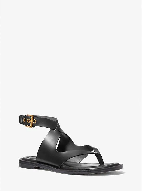 Irene Leather Wrap Sandal
