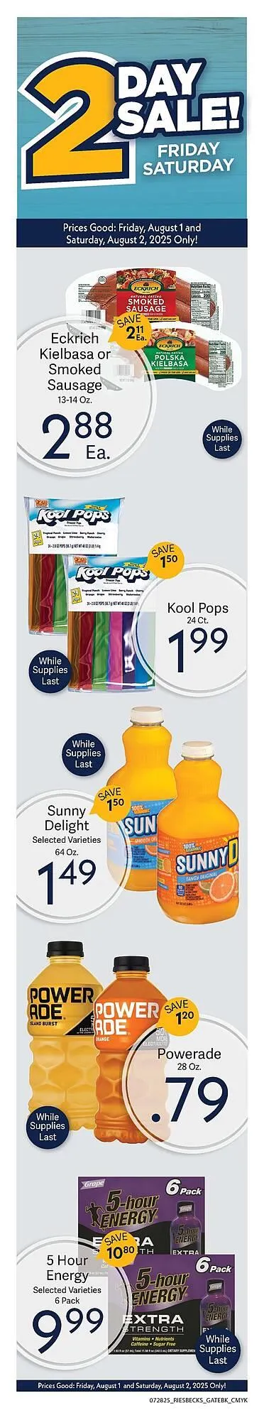 Weekly ad Riesbeck Weekly Ad from July 28 to August 3 2025 - Page 2