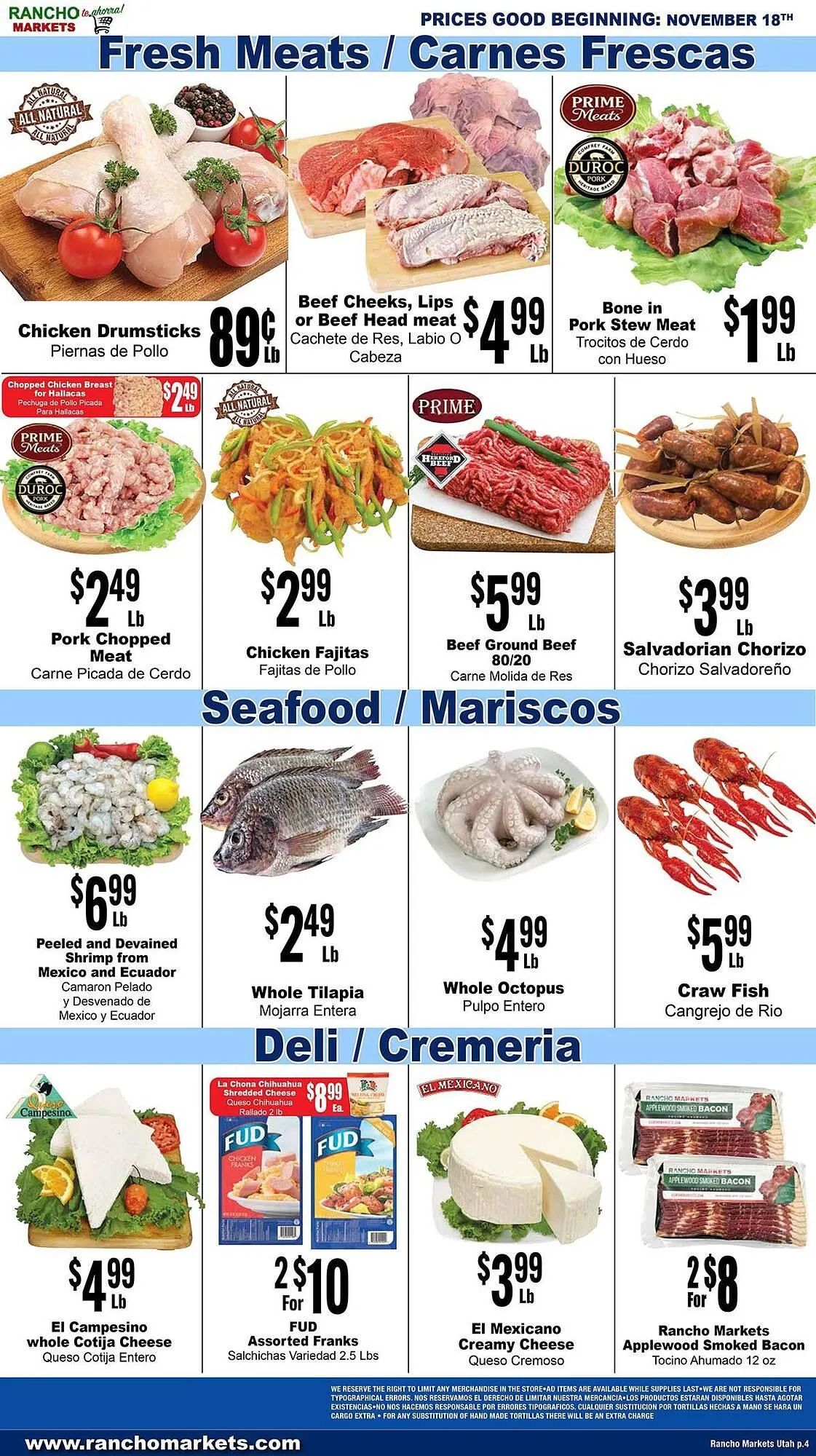 Weekly ad Rancho Markets weekly ad from November 18 to November 24 2025 - Page 4