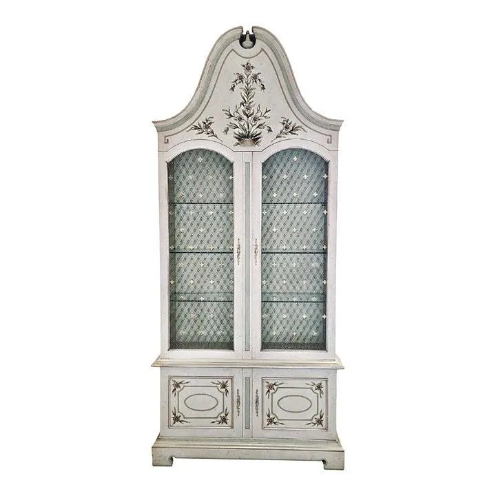 John Widdicomb Bonnet Top Lighted Cabinet