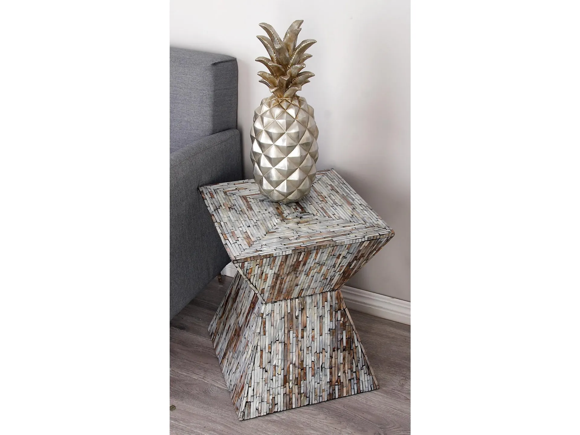 Bayberry Lane Hourglass Accent Table