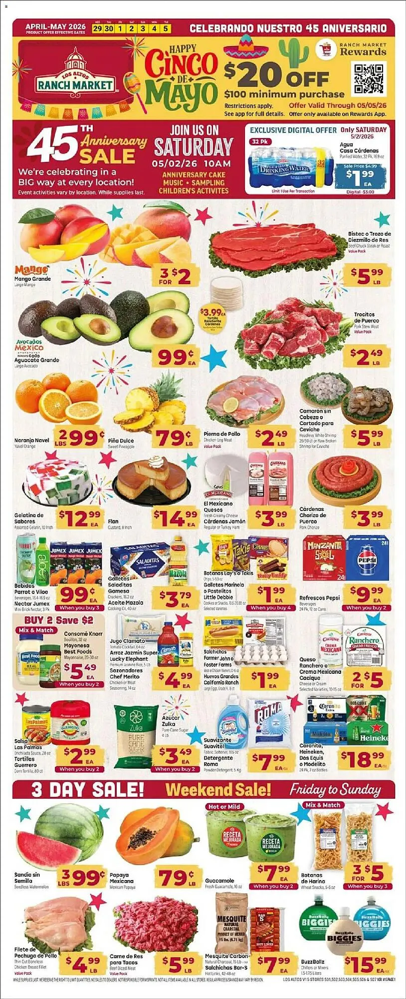 Weekly promotion Cardenas weekly ad spanning from April 29 to May 5 2026 - Page 1 for Catalogue 365