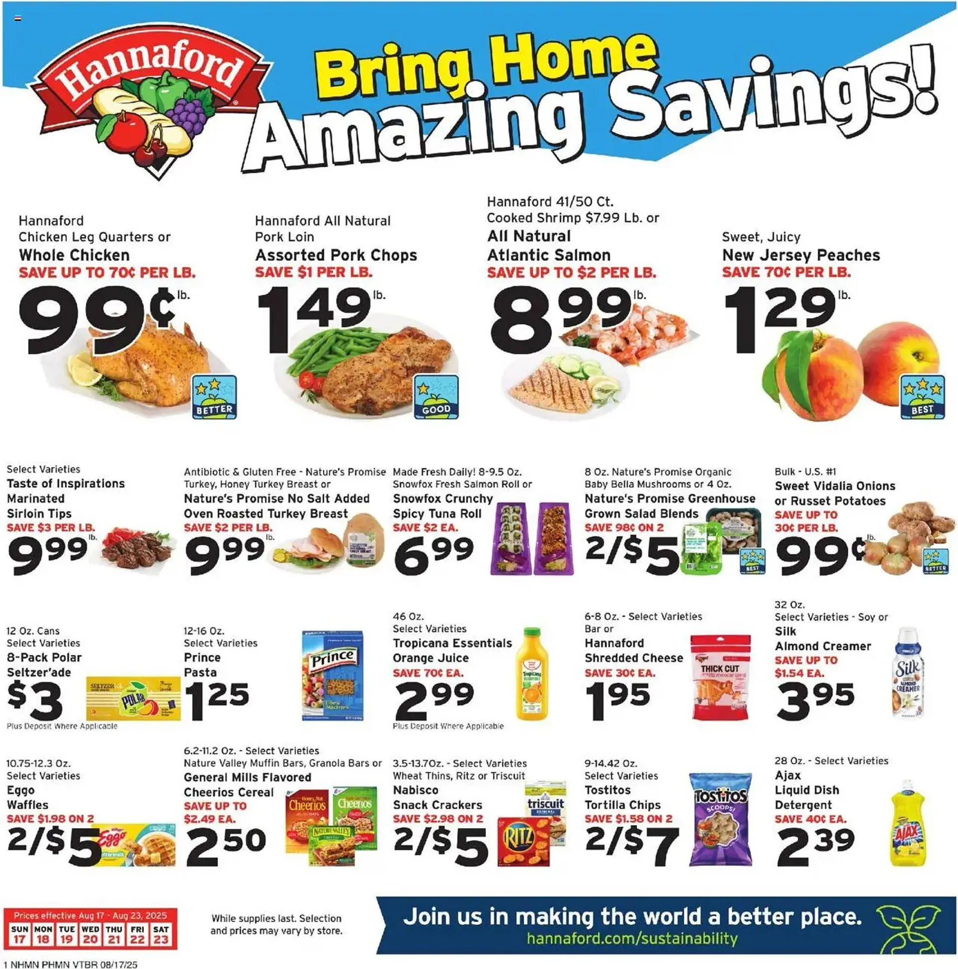 Hannaford Weekly Ad - 1