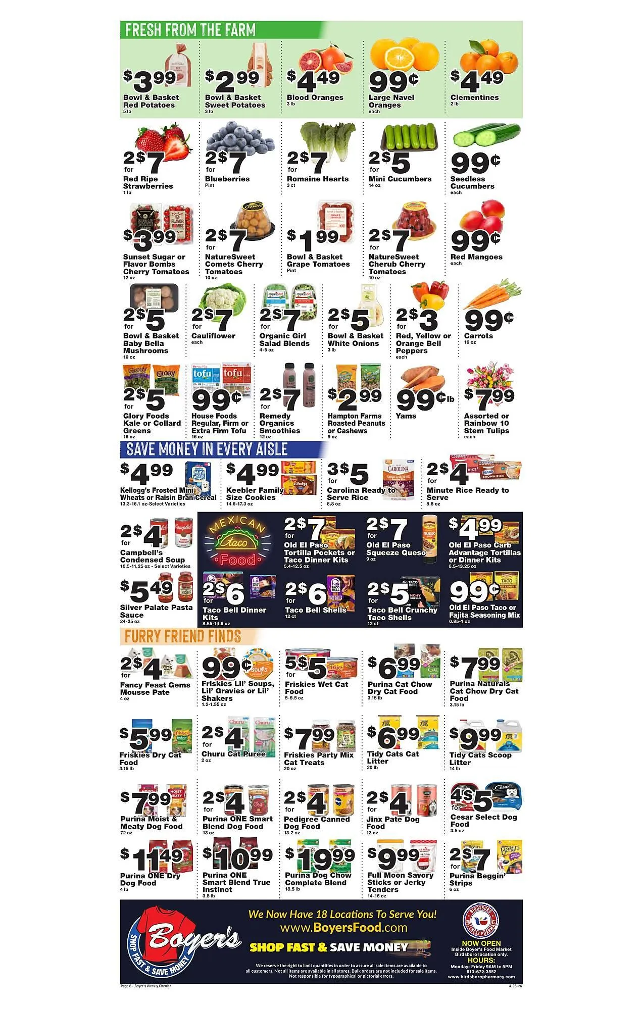 Weekly ad Boyer's Food Markets weekly ad from April 26 to May 2 2026 - Page 6