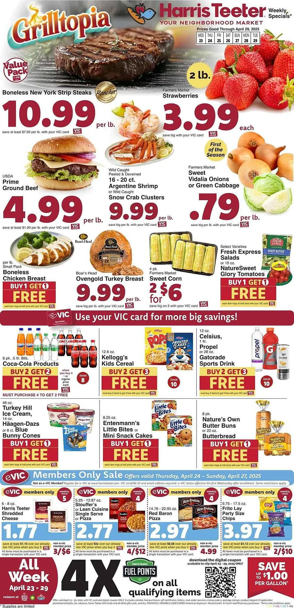 Catálogo de Harris Teeter Weekly Ad 23 de abril al 29 de abril 2025 - Página 1
