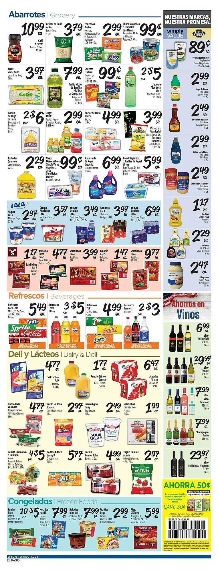 Weekly ad El Super Weekly Ad from July 2 to July 8 2025 - Page 2