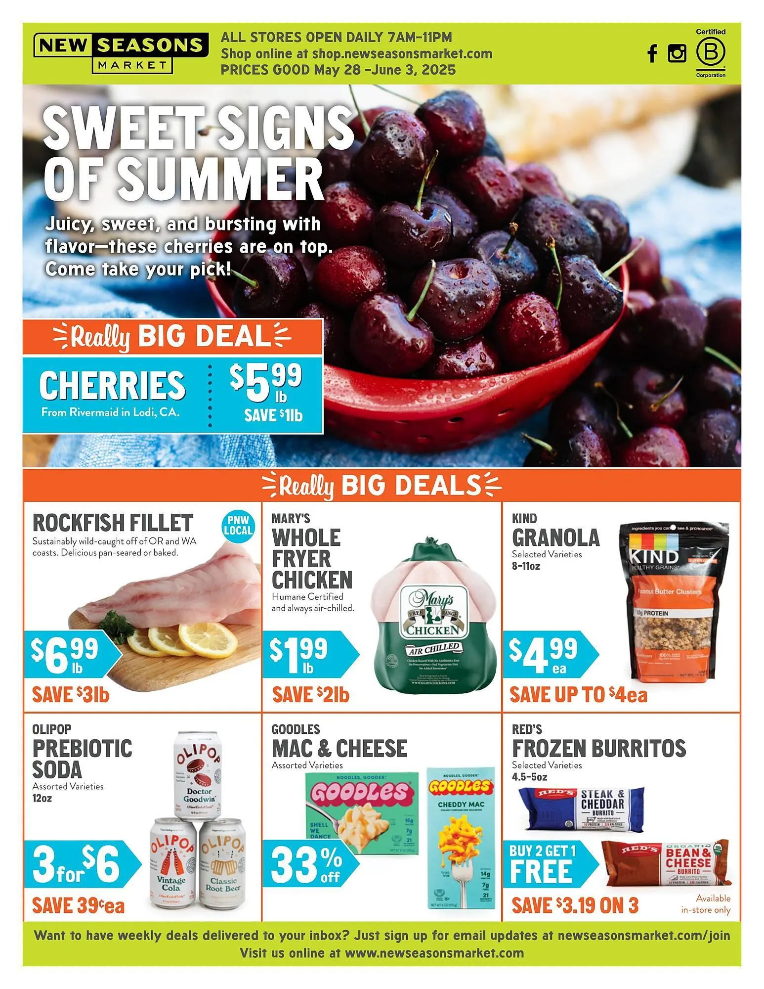 Weekly ad New Seasons Market ad from May 28 to June 3 2025 - Page 1