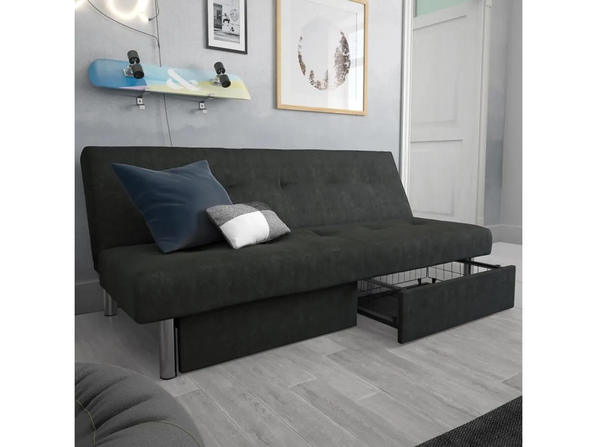 DHP Jilian Storage Futon