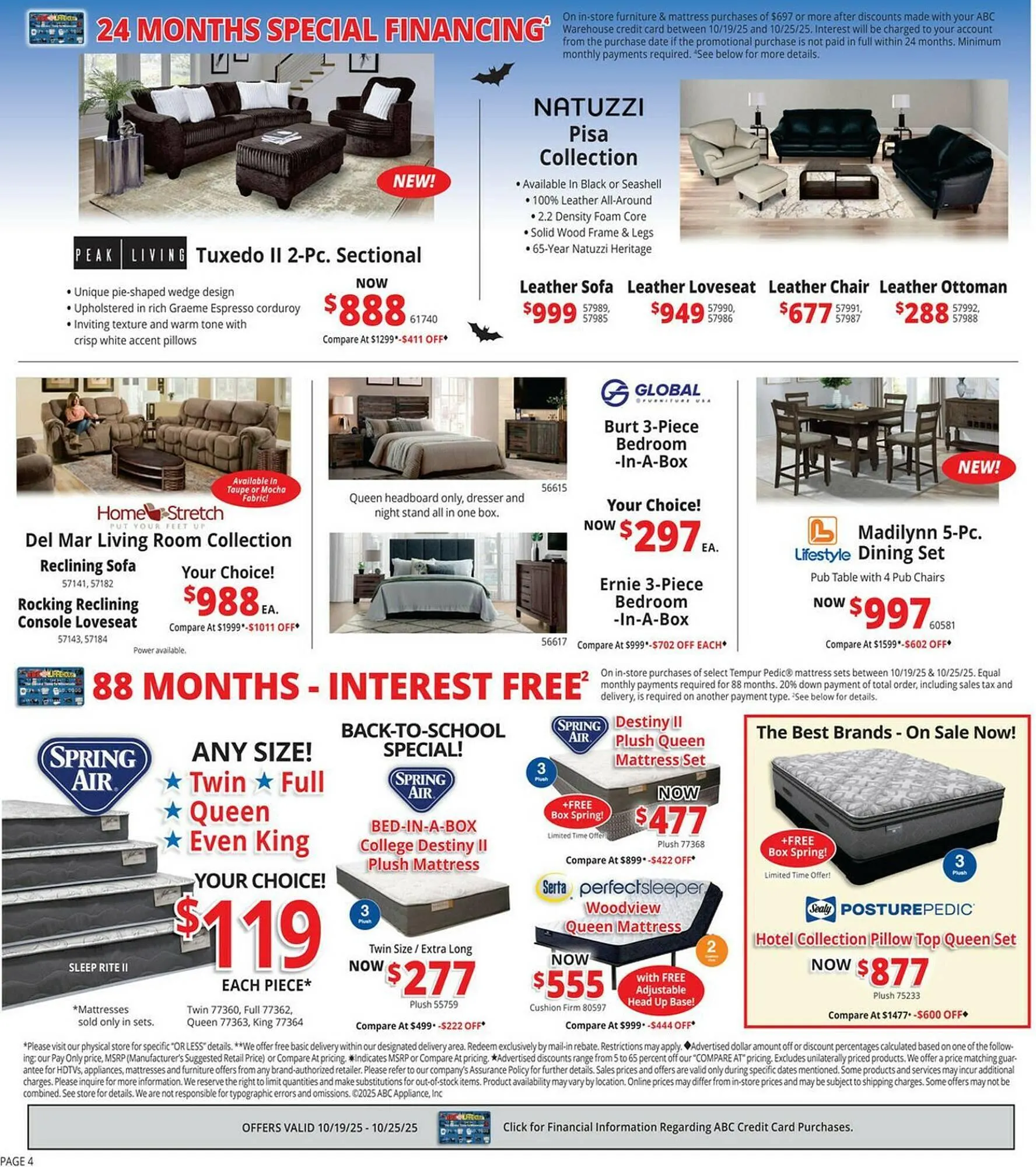 Weekly ad ABC Warehouse weekly ad from October 19 to October 25 2025 - Page 4
