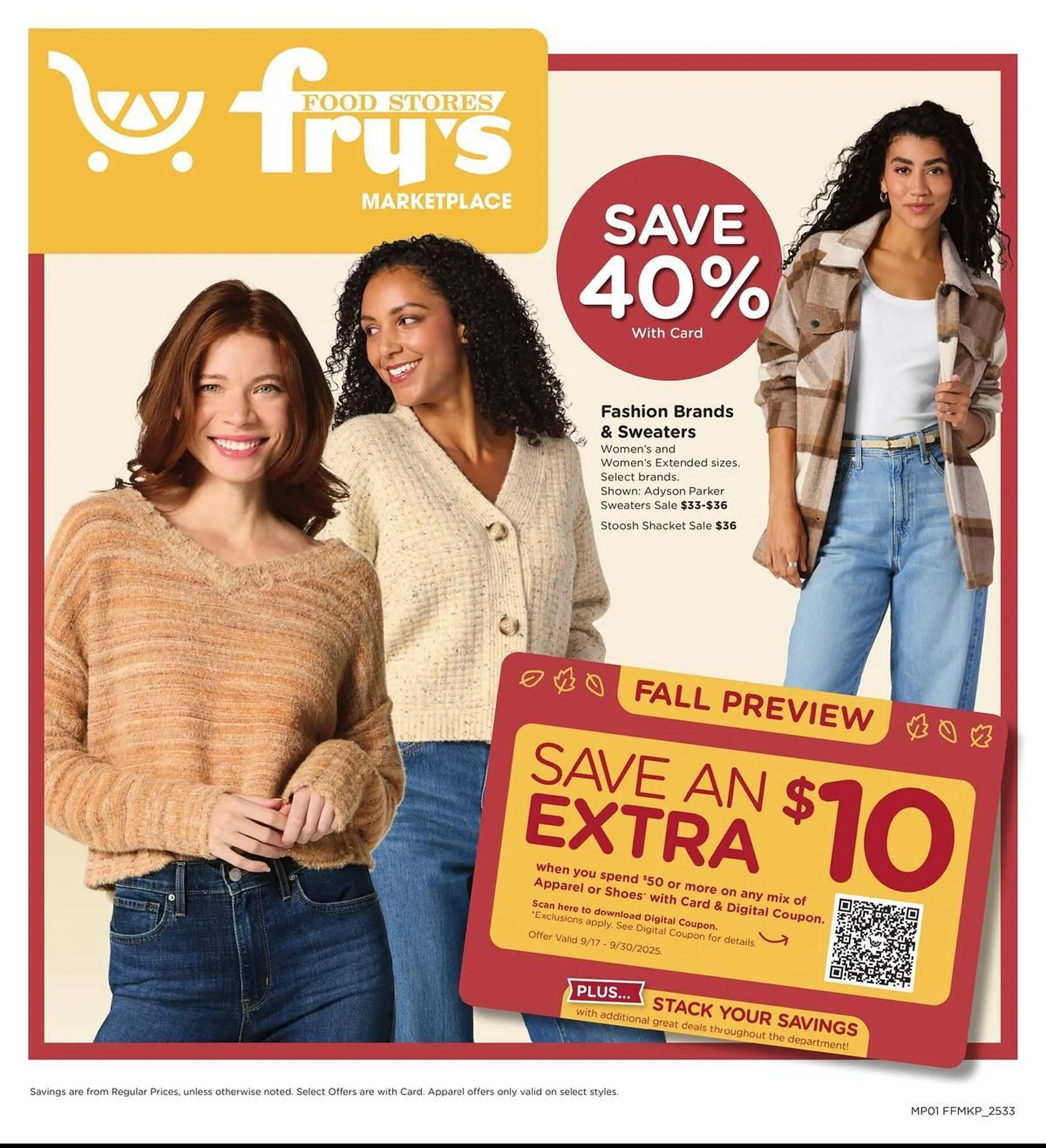 Weekly ad Fry's weekly ad from September 17 to September 23 2025 - Page 1