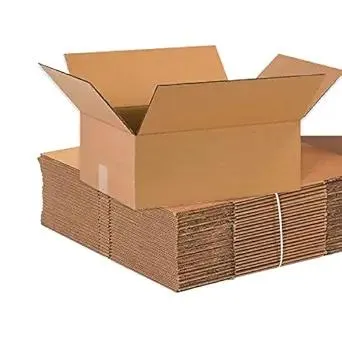 BOX USA 16 x 12 x 6 Corrugated Cardboard Boxes, Flat 16"L x 12"W x 6"H, Pack of 25 | Shipping, Packaging, Moving, Storage Box for Home or Business, Strong Wholesale Bulk Boxes