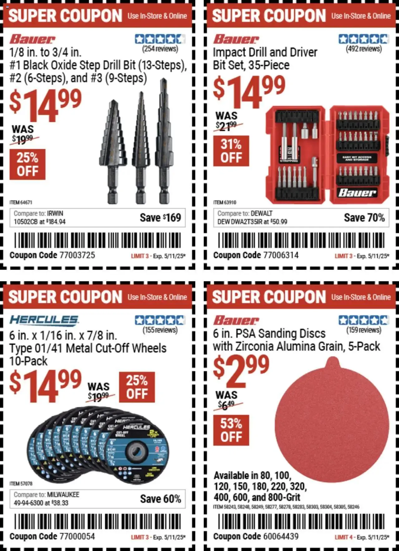 Weekly ad Harbor Freight Weekly Ad from April 28 to May 11 2025 - Page 3