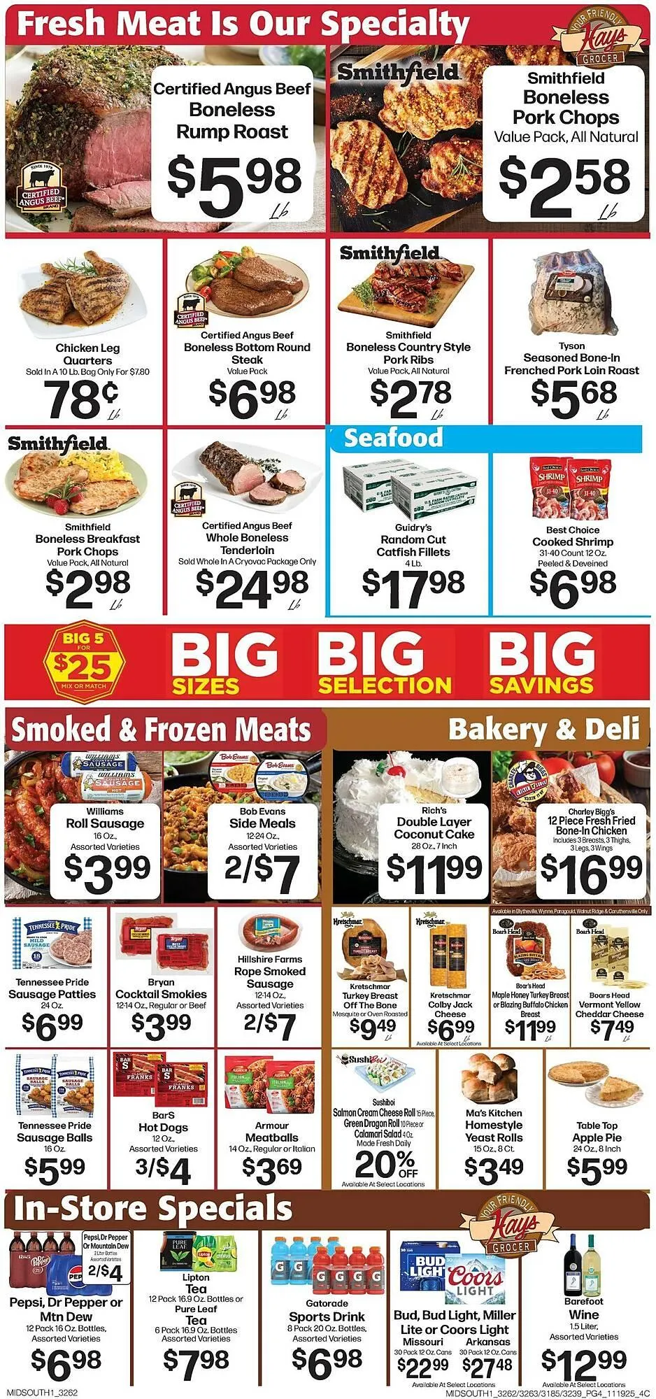Weekly ad Hays Supermarket weekly ad from November 19 to November 27 2025 - Page 6
