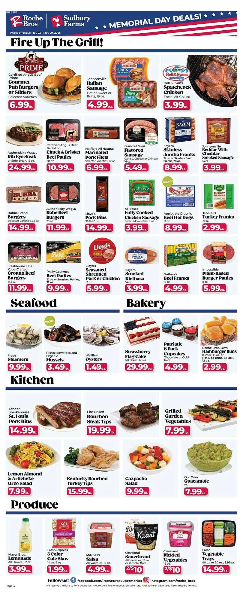 Weekly ad Roche Bros Weekly Ad from May 25 to May 29 2025 - Page 4