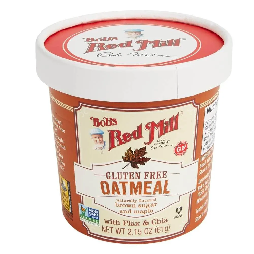 Bob’s Red Mill Brown Sugar and Maple Oatmeal Cup, 2.15 oz