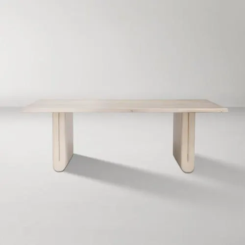 Nadia Dining Table - Whitewash