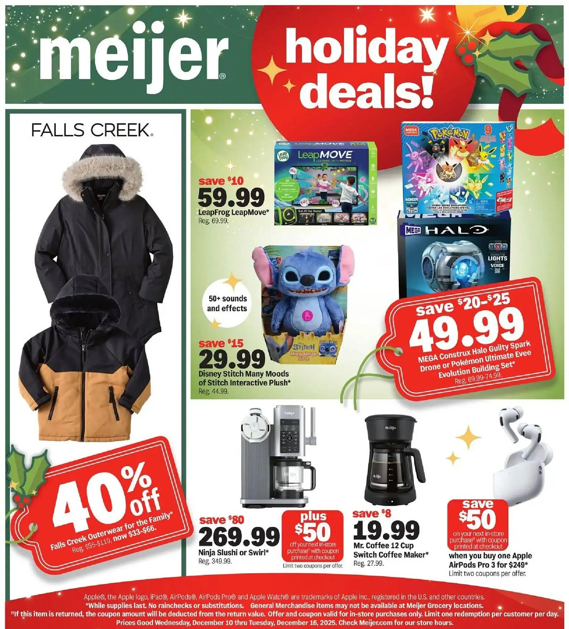 Weekly ad Meijer weekly ad from December 10 to December 16 2025 - Page 1