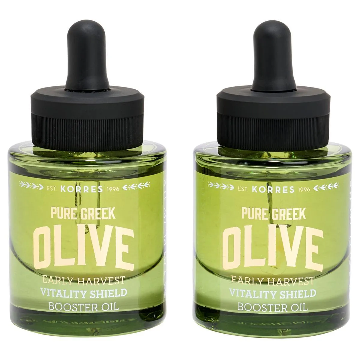 Korres 2-pack Olive Early Harvest Vitality Shield Booster Oil