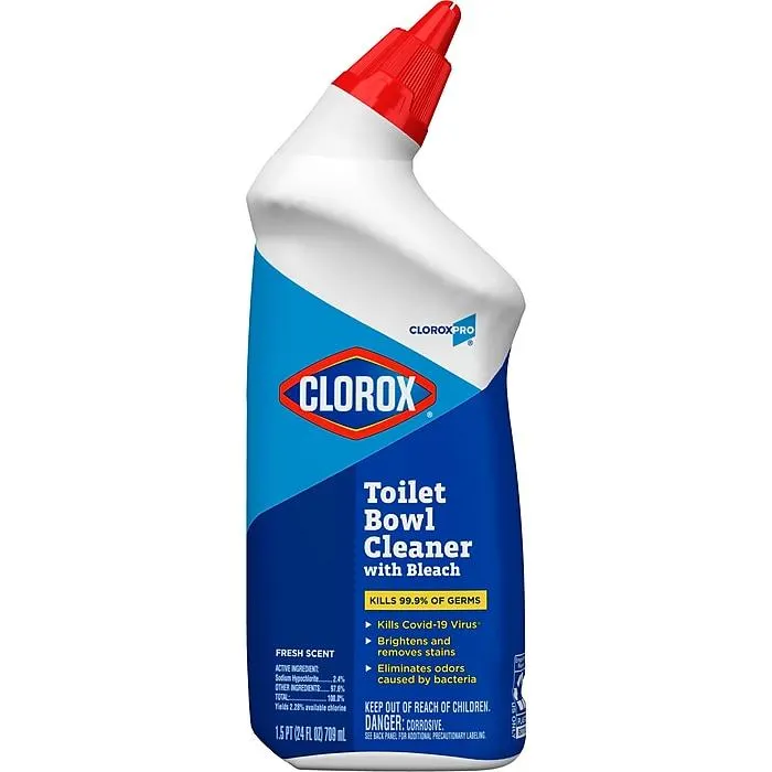 CloroxPro Toilet Bowl Cleaner with Bleach,