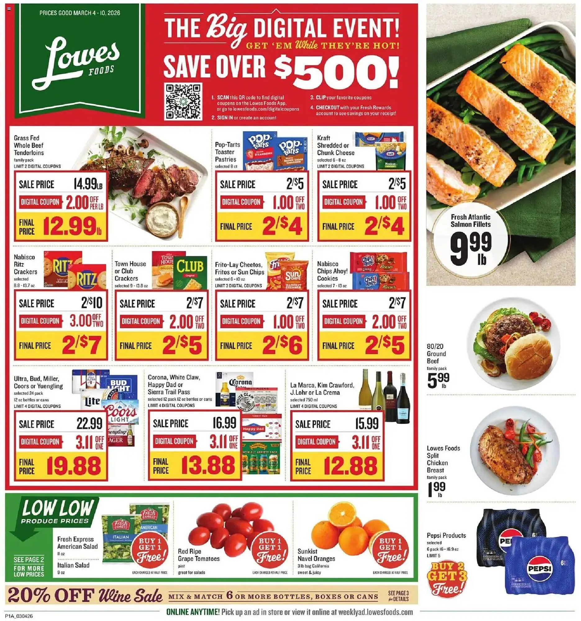 Weekly ad Lowes Foods weekly ad from March 4 to March 11 2026 - Page 1