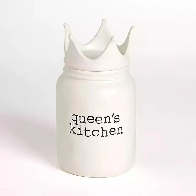 Queen's Kitchen Ceramic Canister