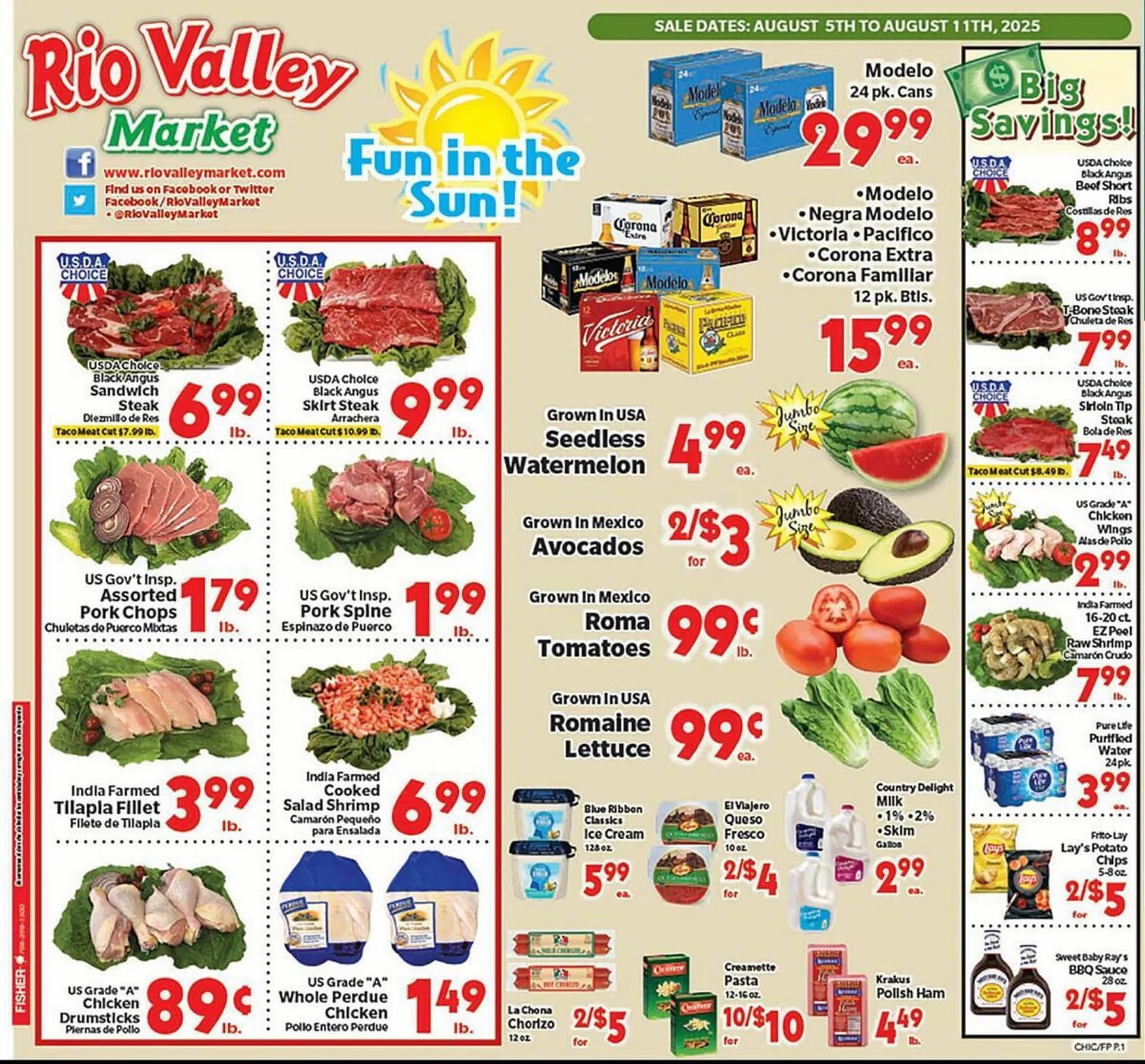Rio Valley Market Weekly Ad - 1