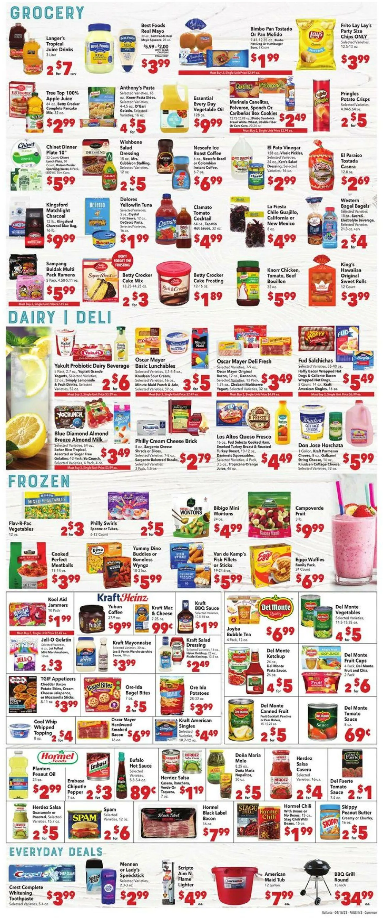 Weekly ad Vallarta from April 16 to April 22 2025 - Page 3