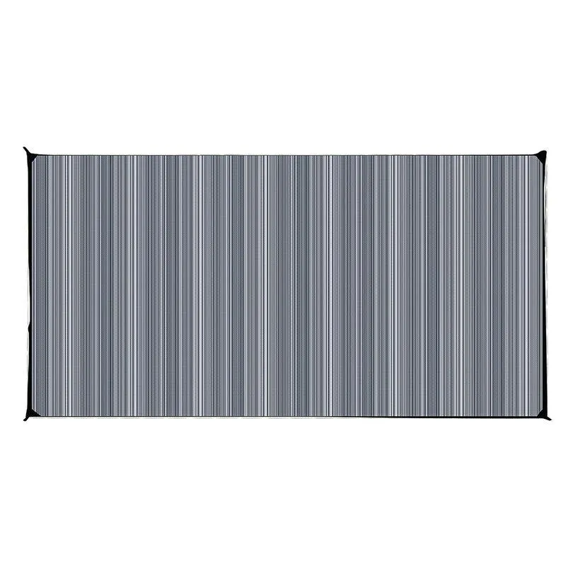 Venture Forward 8' x 16' Lighted Woven Striped RV Patio Mat