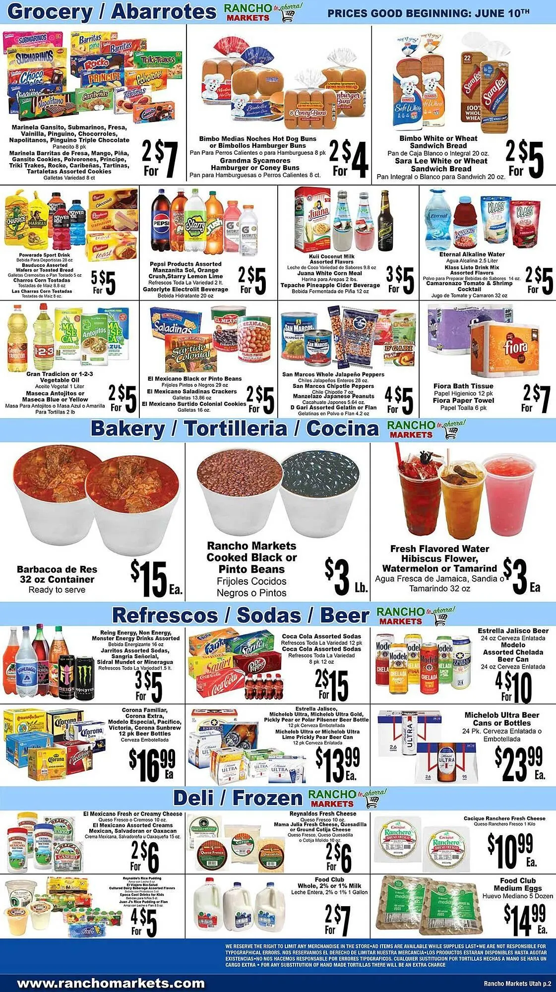 Weekly ad Rancho Markets Weekly Ad from June 10 to June 16 2025 - Page 2
