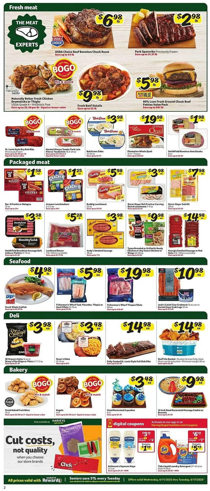 Weekly ad Harveys Supermarkets Weekly Ad from June 11 to June 17 2025 - Page 4