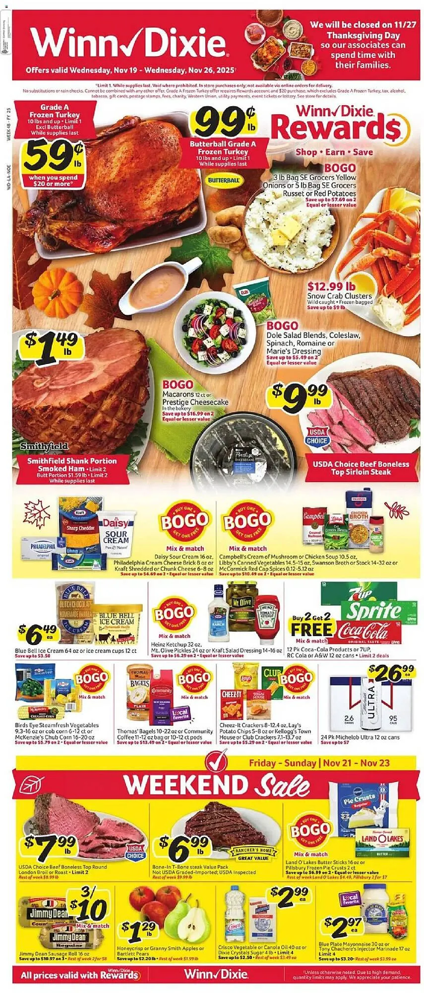 Weekly ad Winn Dixie weekly ad from November 19 to November 27 2025 - Page 1