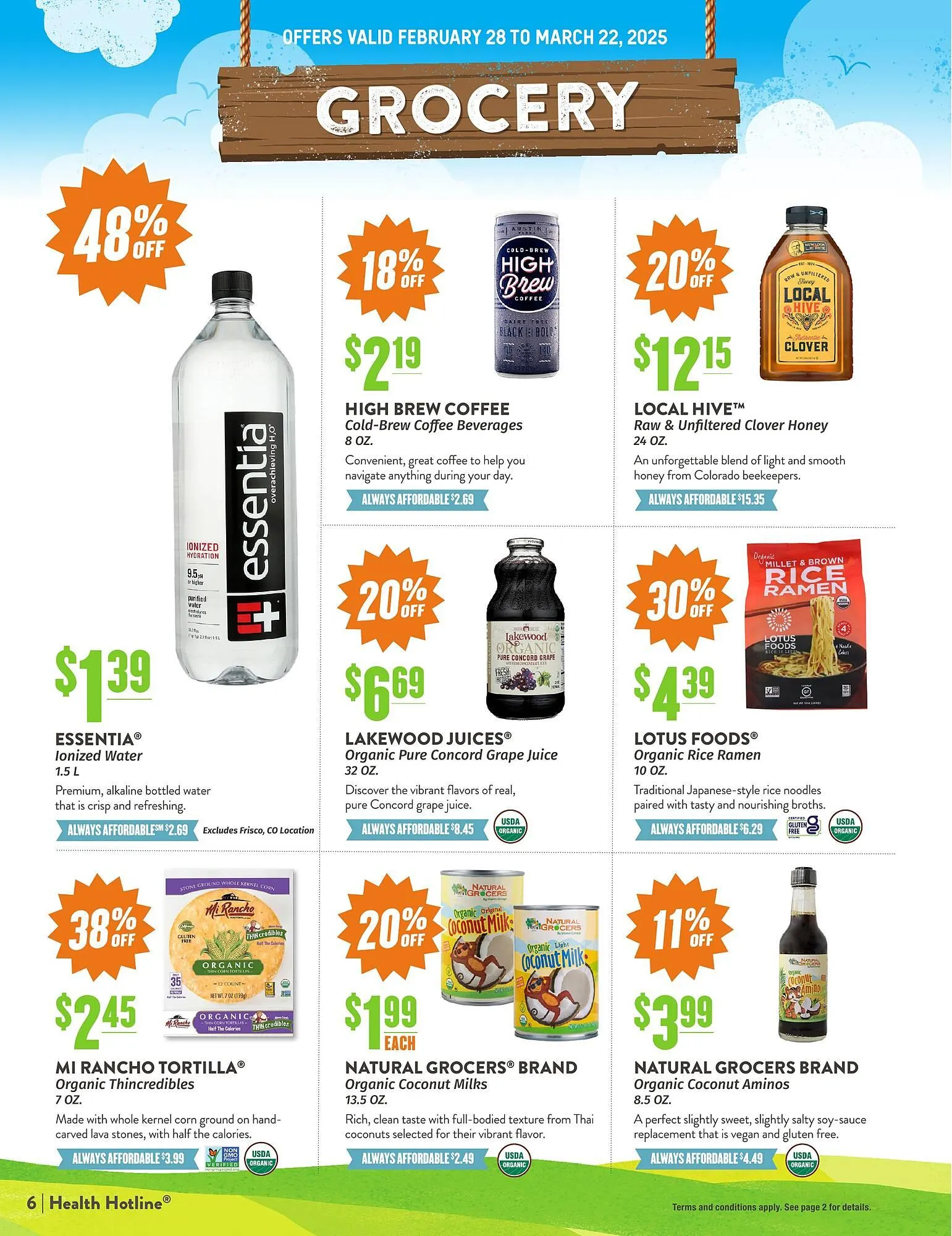 Weekly ad Natural Grocers ad from February 28 to March 22 2025 - Page 6