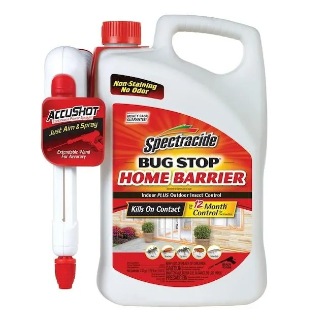 Spectracide Bug Stop Home Barrier AccuShot Sprayer 1.33 -Gallon Ready to Use Insect killer