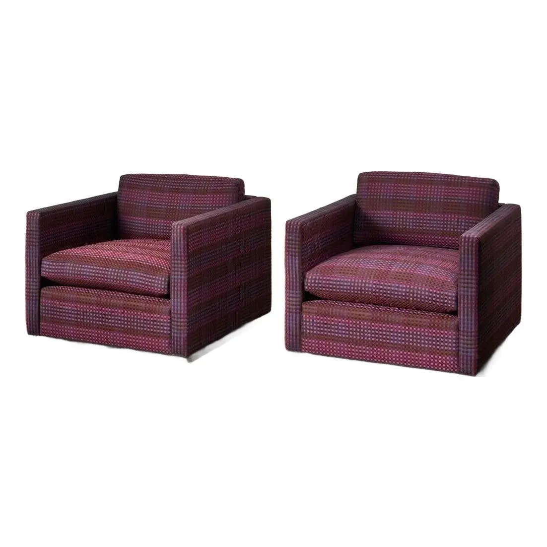 Pair Knoll Pfister Lounge Chairs, 1980