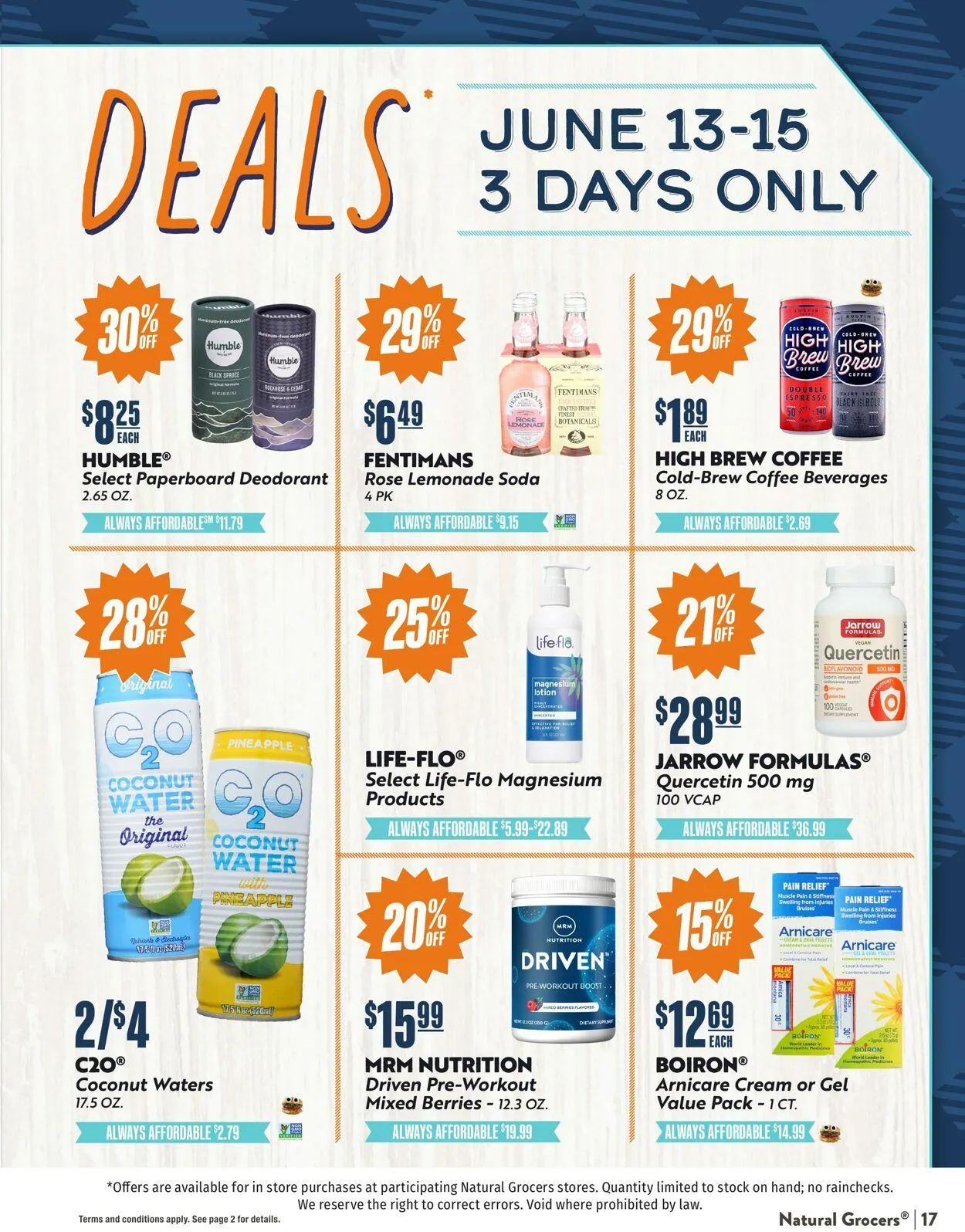 Weekly ad Natural Grocers from June 2 to June 18 2025 - Page 17