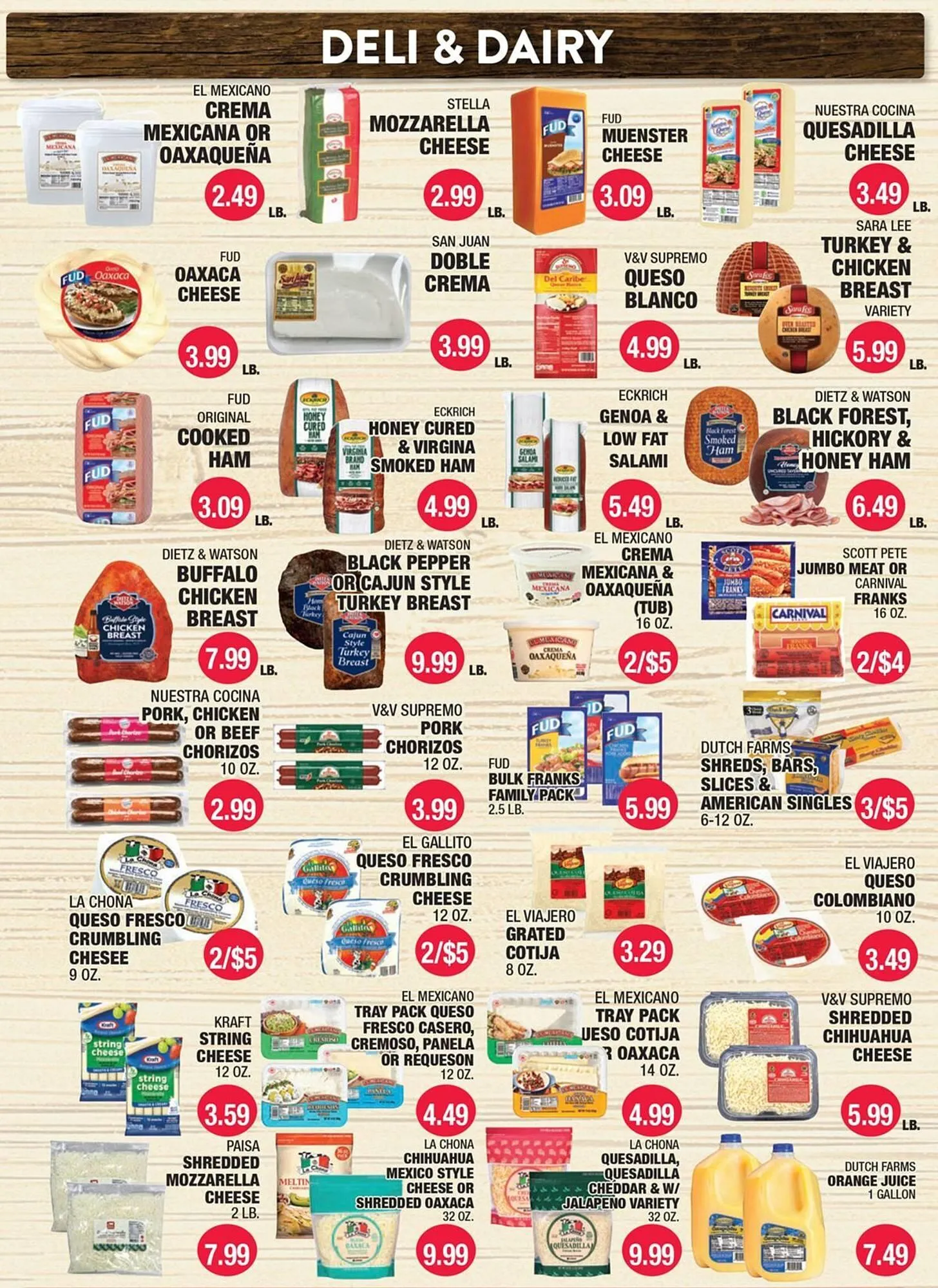 Weekly ad Carnicerias Jimenez weekly ad from April 22 to April 28 2026 - Page 1