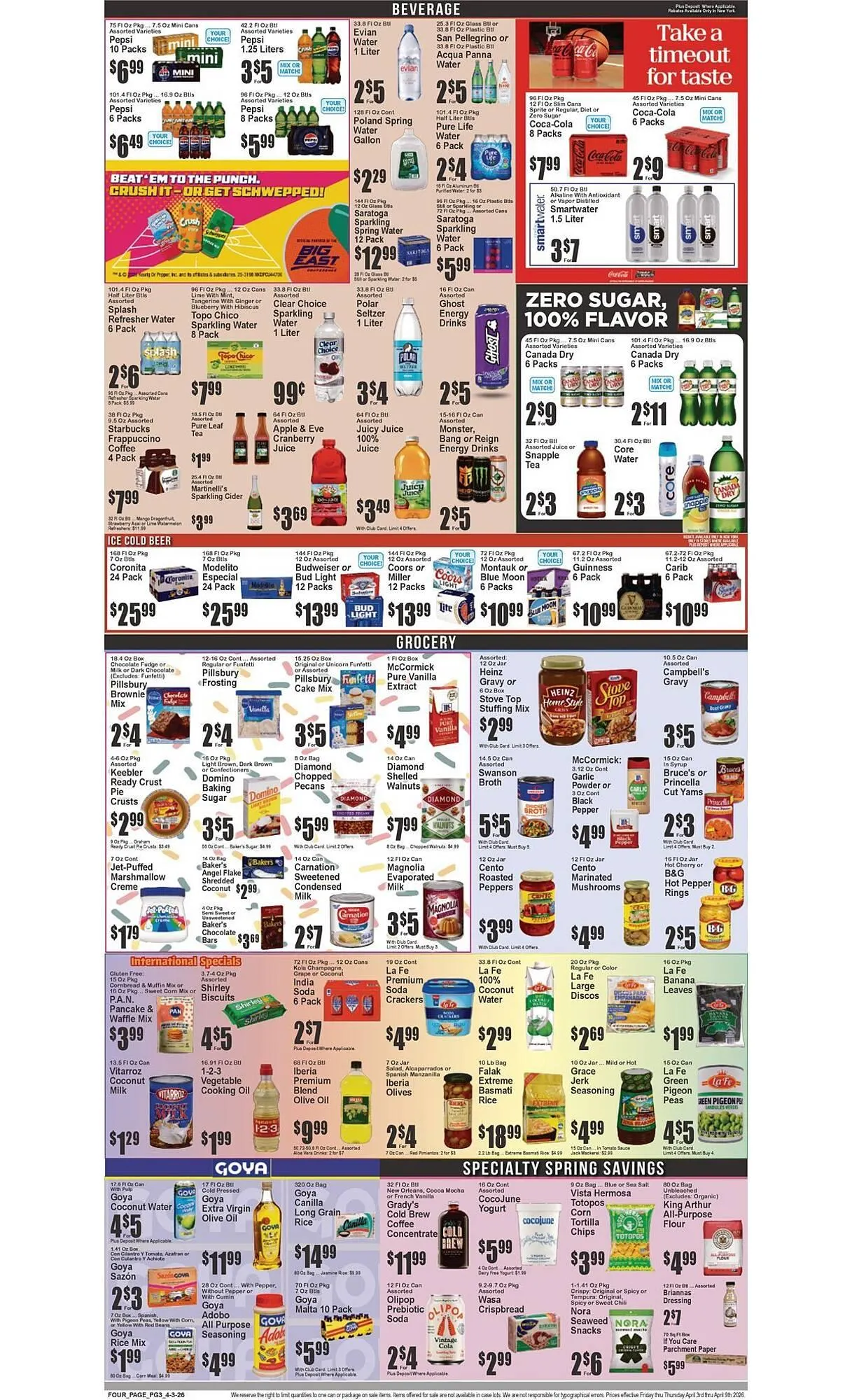 Weekly ad Food Universe circular from April 3 to April 9 2026 - Page 4