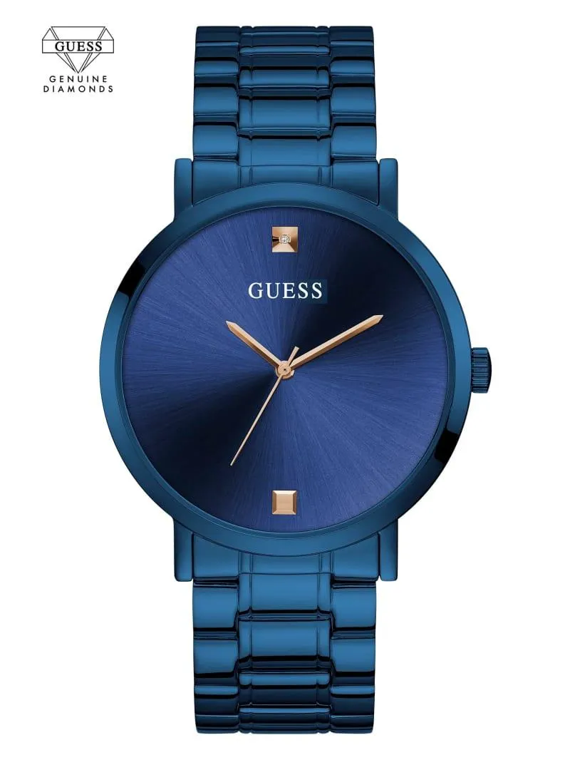 Blue Diamond Analog Watch