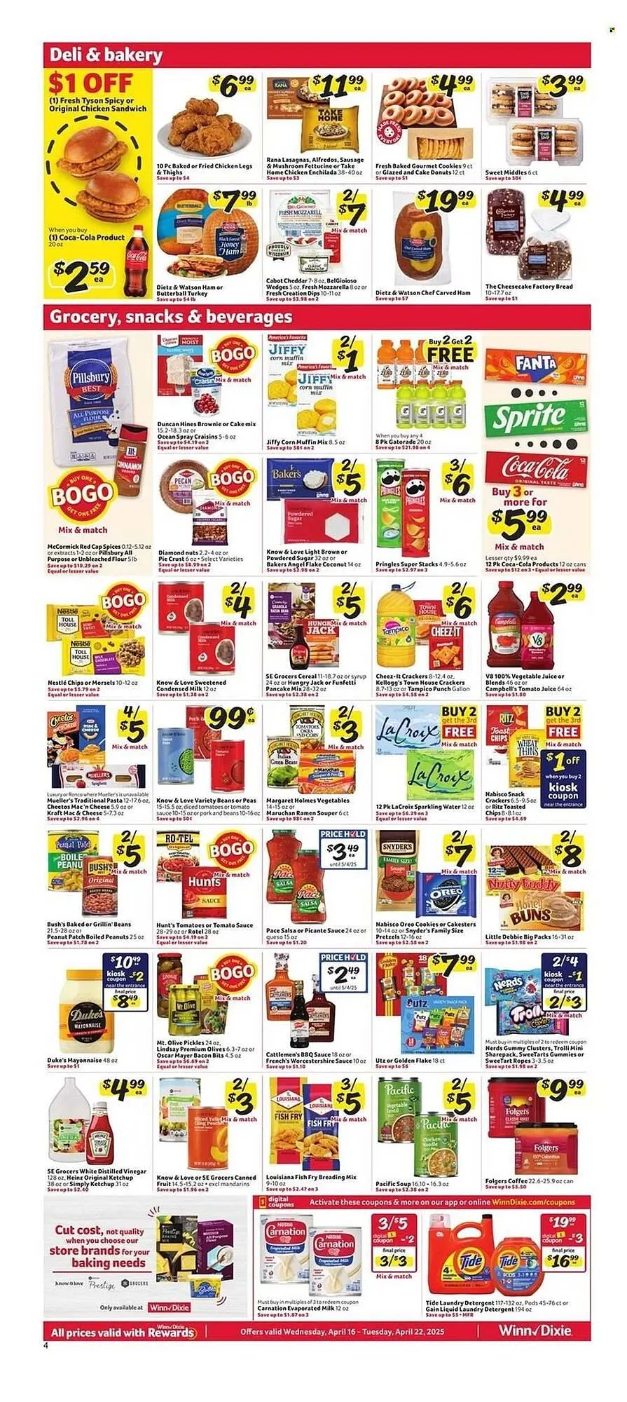 Weekly ad Winn Dixie Weekly Ad from April 16 to April 22 2025 - Page 4