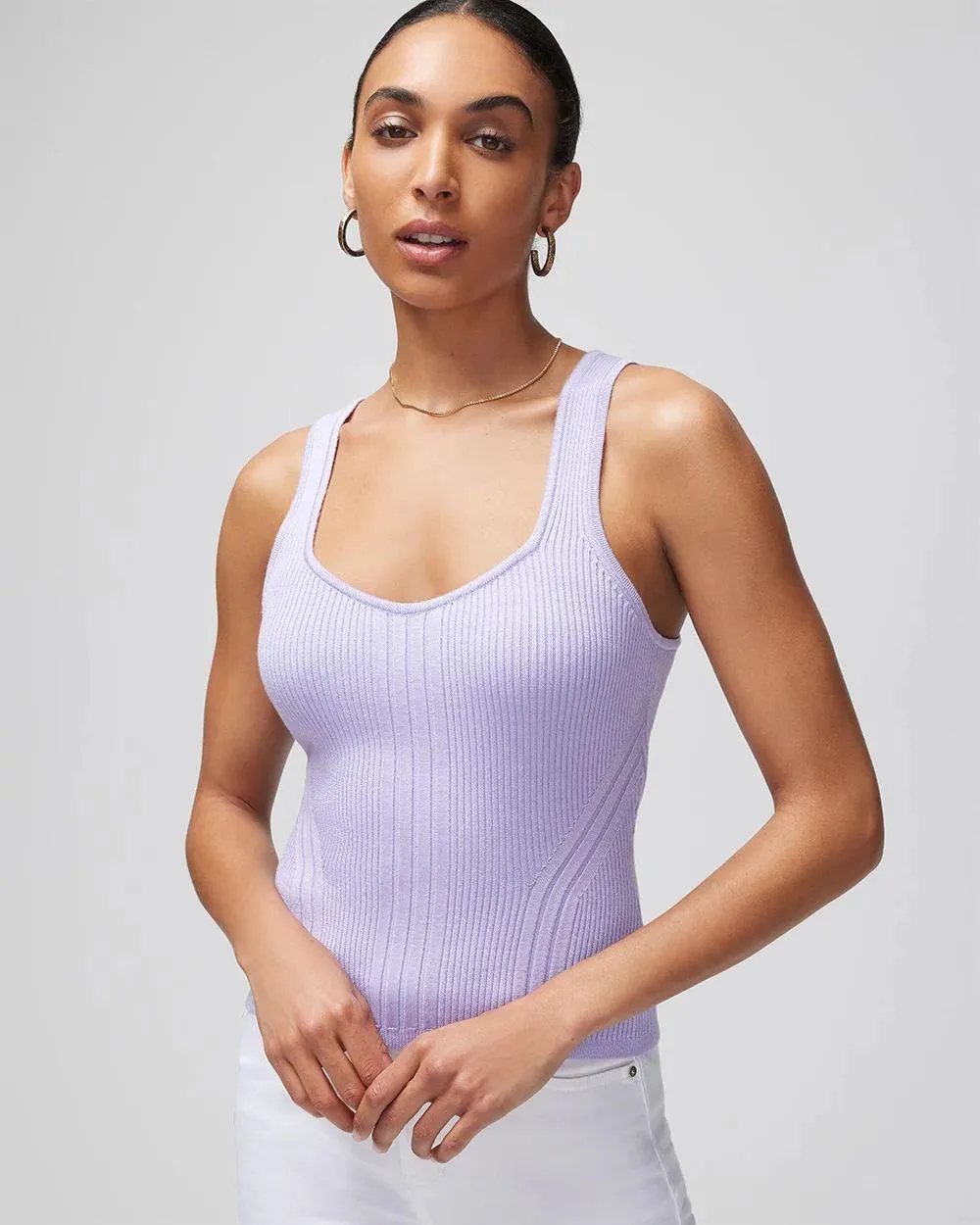 Ribbed Sweater Tank