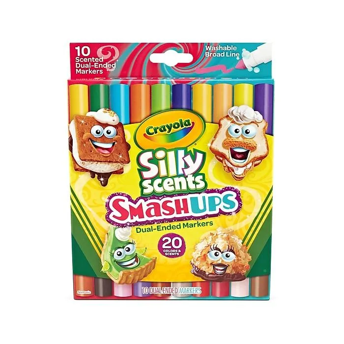 Crayola Silly Scents Smashups Washable Markers,