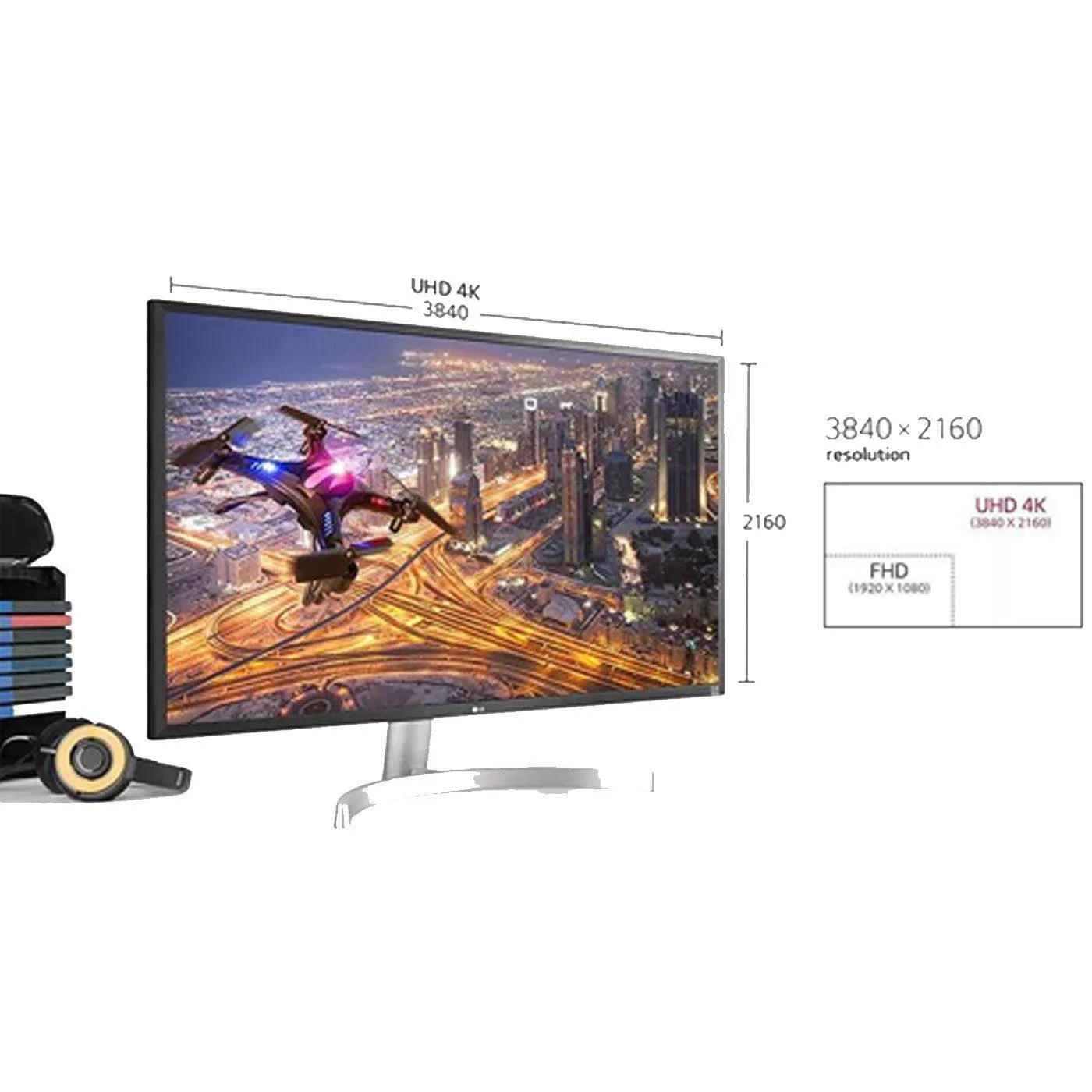 LG 32" 4K UHD Monitor with Radeon FreeSync Technology - 32UK50TW