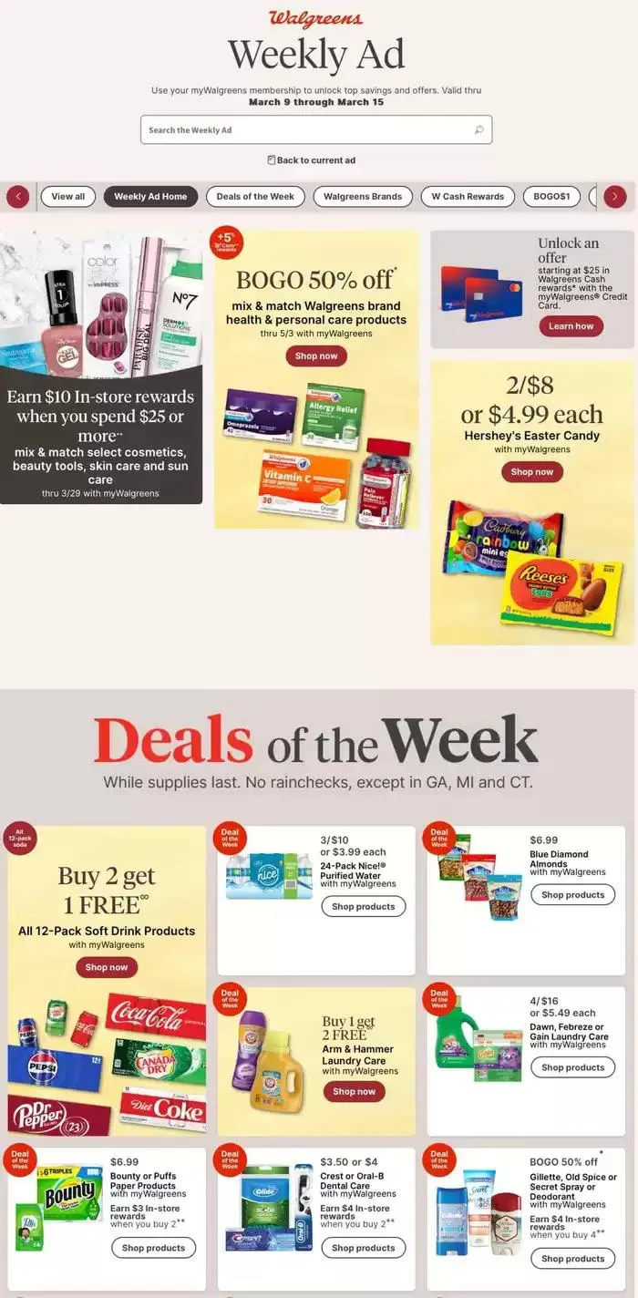 Weekly ad Great offer for bargain hunters from March 9 to March 15 2025 - Page 1