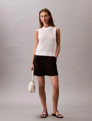 Open Stitch Tank Top