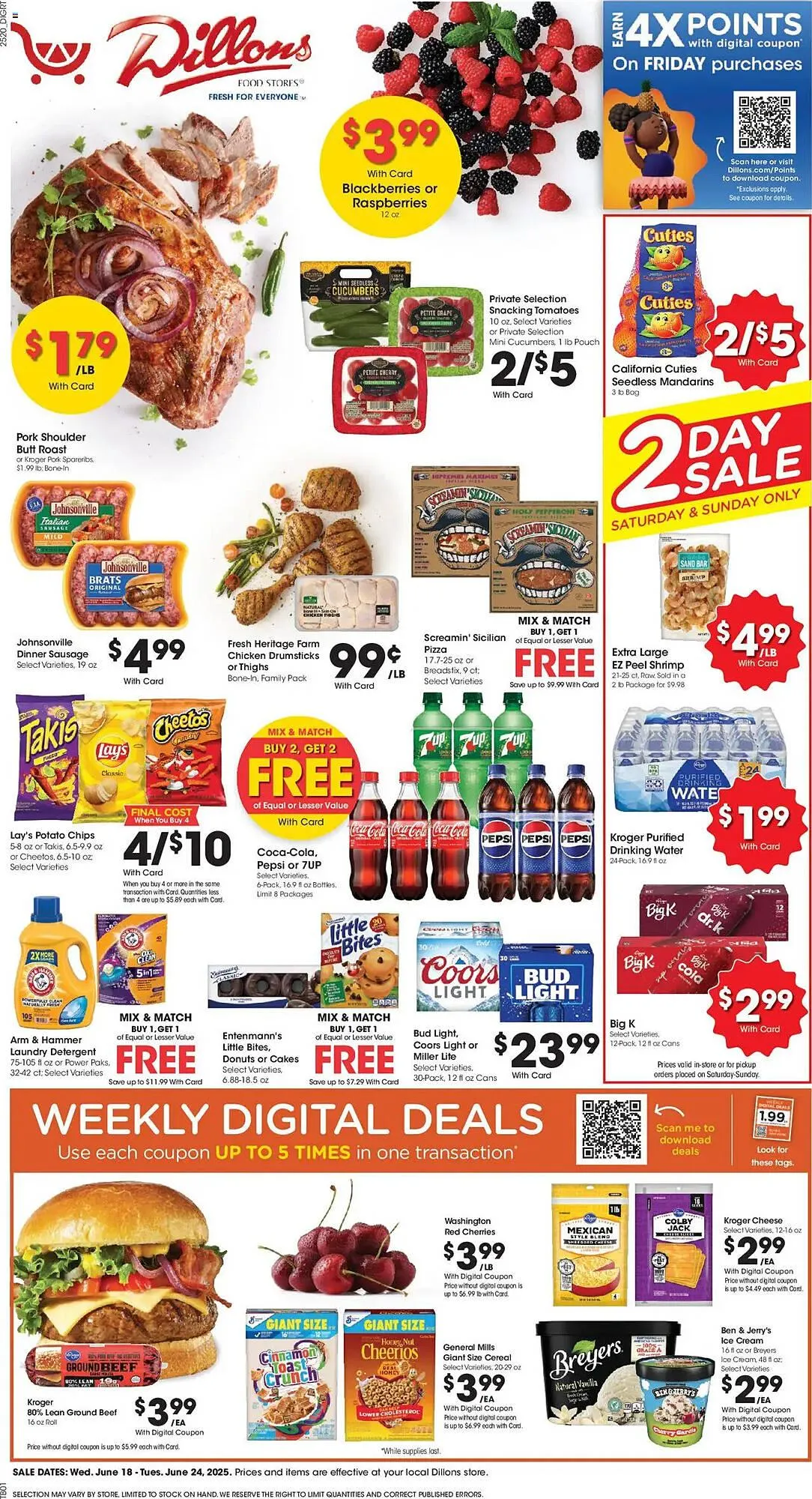 Weekly ad Dillons Weekly Ad from June 18 to June 25 2025 - Page 1
