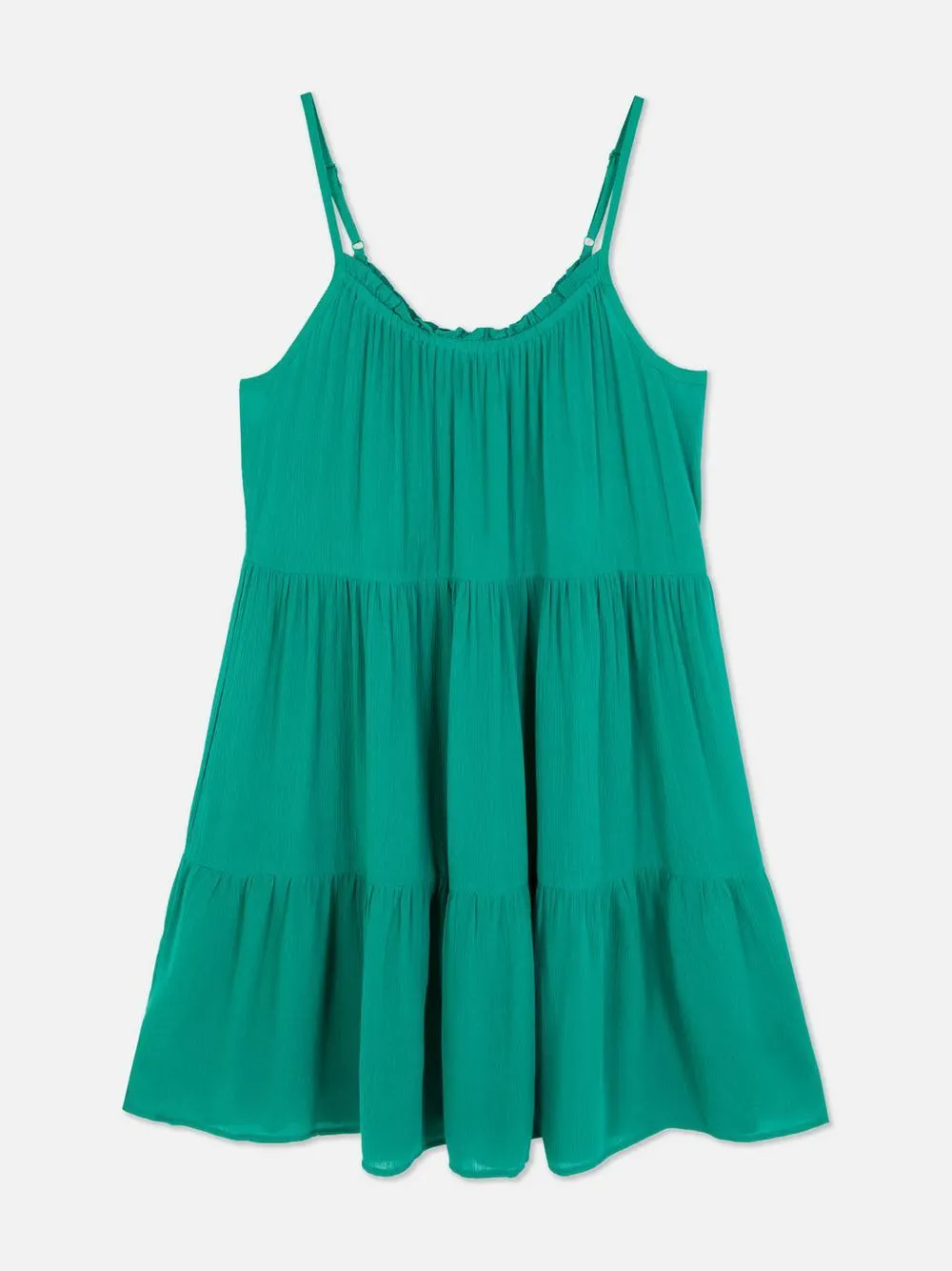 Tiered Ruffled Mini Dress